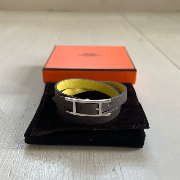 Hermes Jewelry - NWOT Hermes Behapi Double Tour Bracelet